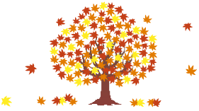 Tree Leaves falling