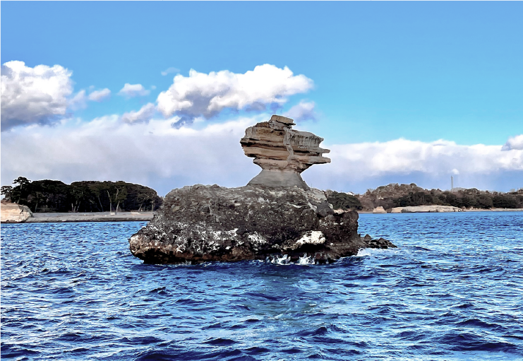 散策しながら海の眺めを楽しむ
